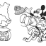pluto and mickey mouse coloring book to