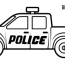 police truck colouring page