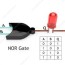 nor logic gate diagram stock image