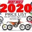 2021 new bike prices dirt bike magazine
