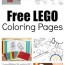 free lego coloring pages for kids