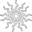 tribal sun coloring page