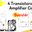 4 transistor audio amplifier circuit