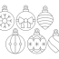 printable christmas ornaments to color