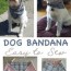 easy dog bandana sewing tutorial