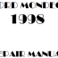1998 ford mondeo repair manual