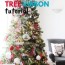 step by step christmas tree ribbon tutorial