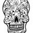coloring pages for adults skull