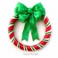 diy ribbon wreath for christmas