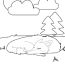 sleeping fox coloring pages hellokids com
