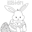 easter coloring pages for kids crazy