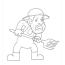 angry farmer coloring page free farm