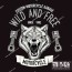 wild wolf vector image for motorcycle t