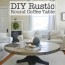 15 rounded diy coffee tables