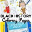 black history figure coloring pages
