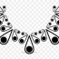 necklace coloring page drawing