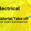cost estimation for electrical