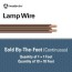 2 brown stranded cu spt 2 lamp wire