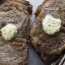 air fryer steak with garlic herb butter