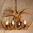 how to make an antler chandelier