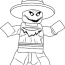 lego the scarecrow coloring page for