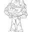 happy buzz lightyear coloring pages