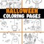 halloween coloring pages the best