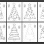 christmas tree coloring pages vol 02