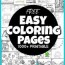 preschool coloring pages