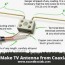 tv antenna from coaxial cable