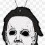 draw michael myers mask easy