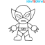 how to draw wolverine for kids how to