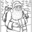 santa coloring pages updated 2022