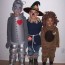 homemade kids wizard of oz costumes