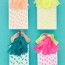 diy tassel gift bag tell love and party