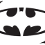 free batman symbol coloring page