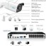 h 265 4k poe security cameras wired