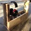 make this pallet wood tool tote in