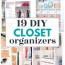 diy closet organizer ideas to organize