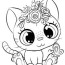 unicorn cat and butterfly coloring page