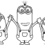 minions coloring page for kids free