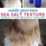 diy sea salt beach waves texture spray