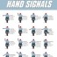 16 motorcycle hand signals for group
