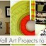 25 diy wall projects