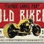 vintage label font named old biker