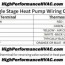 heat pump thermostat wiring chart