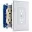 1 gang duplex outlet cover up