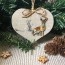 hare christmas decorations wooden