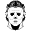 michael myers mask coloring pages