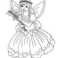 fairy with butterfly coloring pages